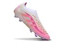 Chuteira Campo Adidas Predator Elite FG Branco e Rosa