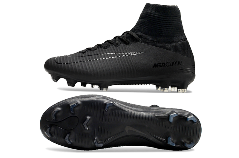 Chuteira Campo Nike Retrô Mercurial Superfly 5 FG Preto
