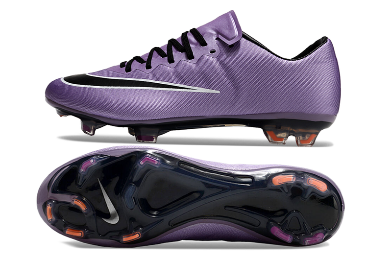Chuteira Campo Nike Retrô Mercurial Vapor 10 FG Roxo