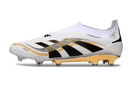 Chuteira Campo Adidas Predator LL Elite FG Branco, Dourado e Preto "TEAMGEIST"