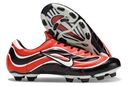 Chuteira Campo Nike Mercurial Vapor 1998 FG Preto, Vermelho e Branco