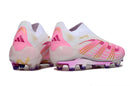 Chuteira Campo Adidas Predator LL Elite FG Branco e Rosa