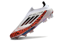 Chuteira Campo Adidas F50+ LL FG Branca e Laranja