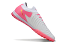 Chuteira Society Nike Phantom GX 2 Elite TF Branca e Rosa