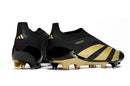 Chuteira Campo Adidas Predator LL Elite FG Preta e Dourado