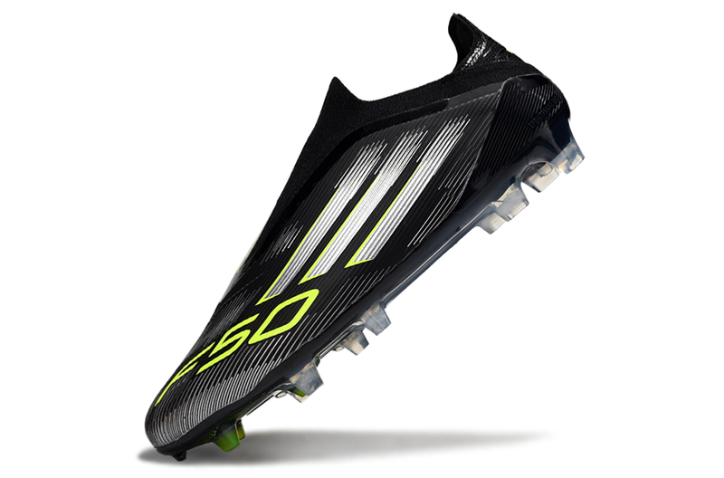 Chuteira Campo Adidas F50+ LL FG Preta e Verde