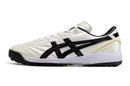 Chuteira Society Asics Japan TF Bege e Preta